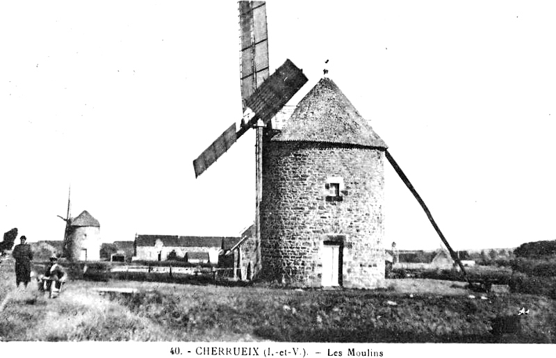 Moulins de Cherrueix (Bretagne).