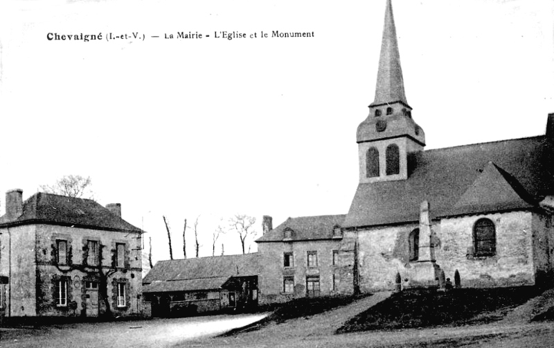 Eglise de Chevaign (Bretagne).