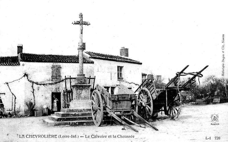 Calvaire de la Chausse  La Chevrolire (Bretagne).