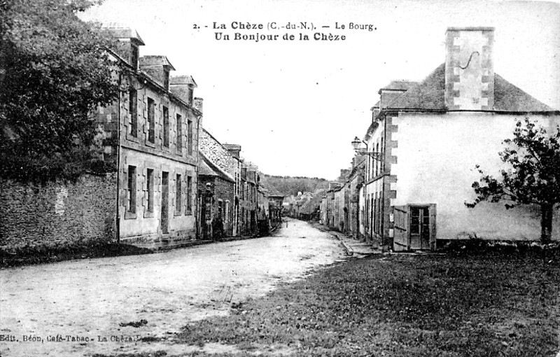 Ville de la Chze (Bretagne).