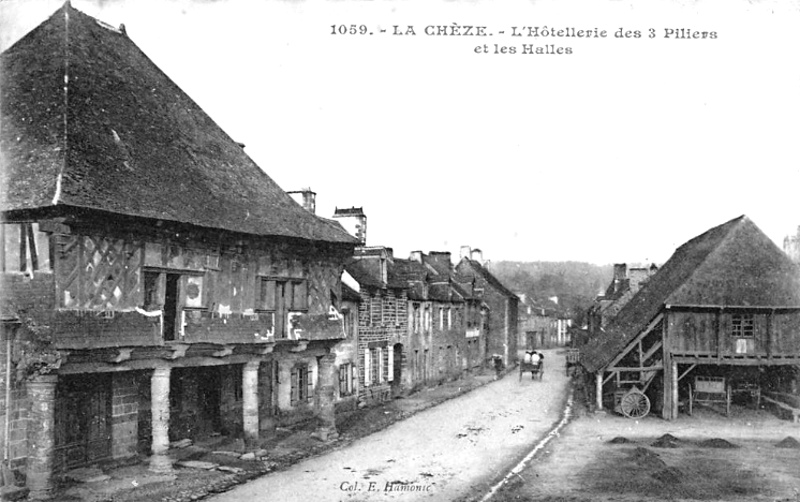 Ville de la Chèze (Bretagne).