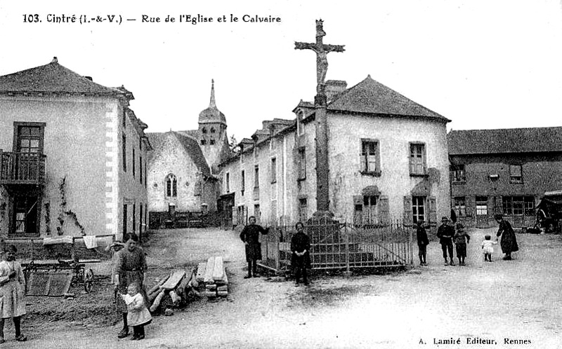 Ville de Cintr (Bretagne).