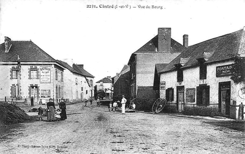 Ville de Cintr (Bretagne).