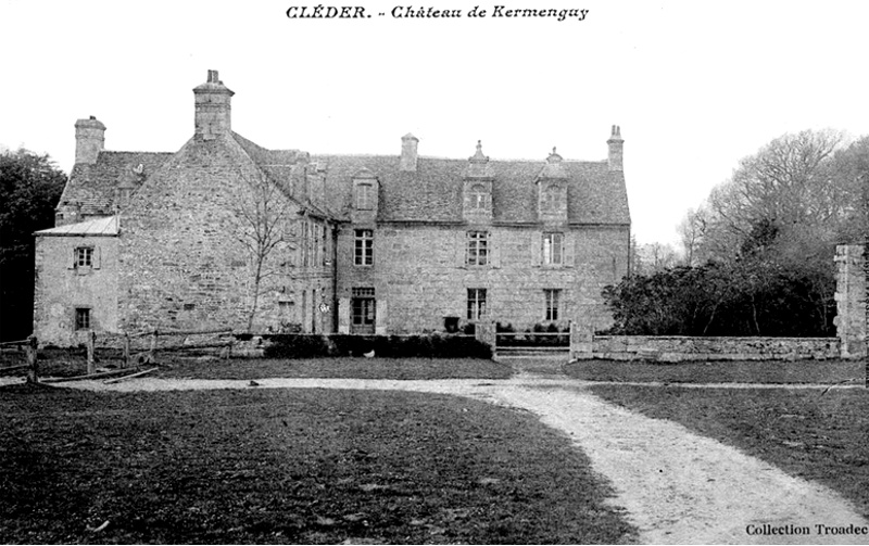 Clder (Bretagne) : chteau de Kermenguy.