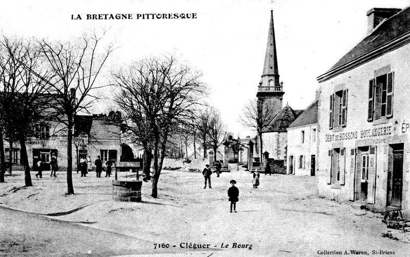 Ville de Clguer (Bretagne).