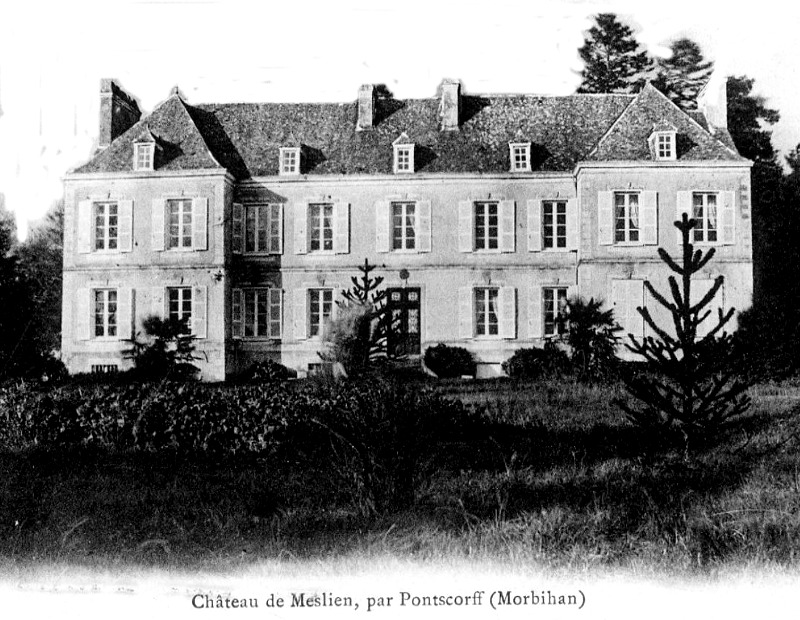 Chteau de Meslien  Clguer (Bretagne).