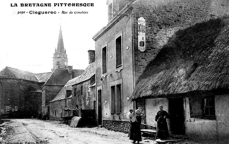 Ville de Clgurec (Bretagne).