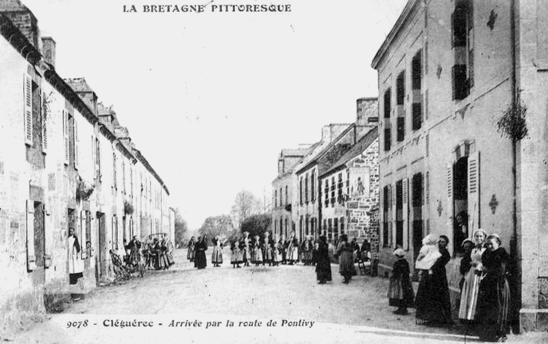 Ville de Clgurec (Bretagne).