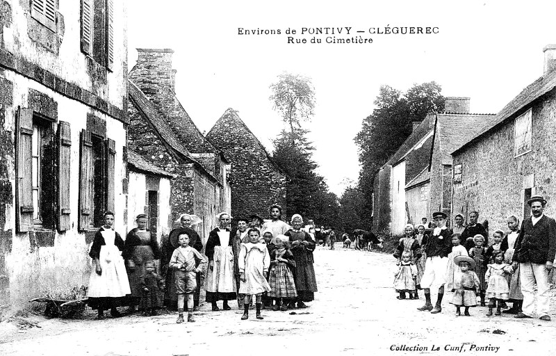 Ville de Clgurec (Bretagne).
