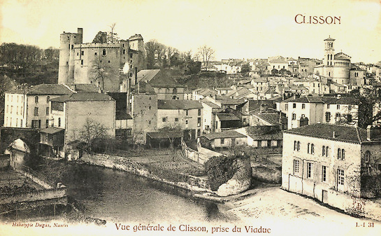 Ville de Clisson (Bretagne).