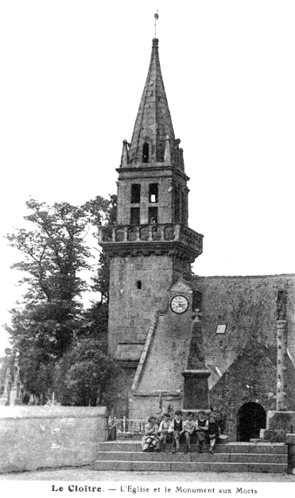 Eglise du Cloître-Saint-Thégonnec (Bretagne).