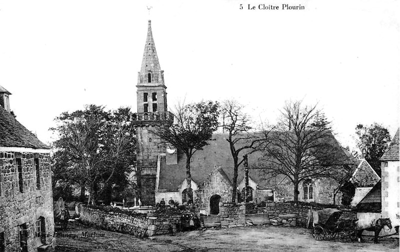 Ville du Cloître-Saint-Thégonnec (Bretagne).