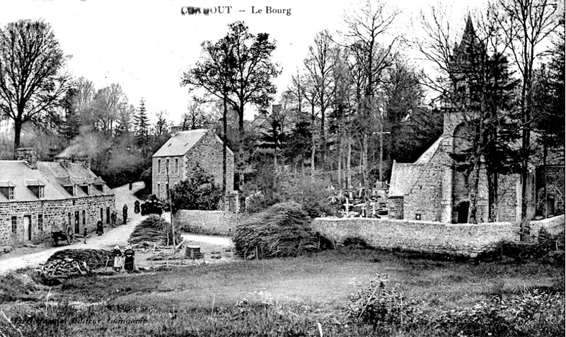 Le bourg de Coadout (Bretagne).