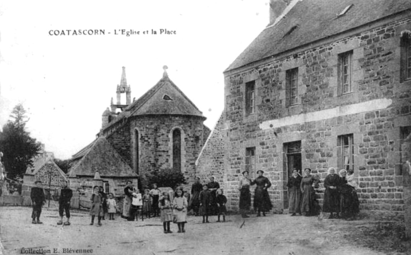 Ville de Coatascorn (Bretagne).