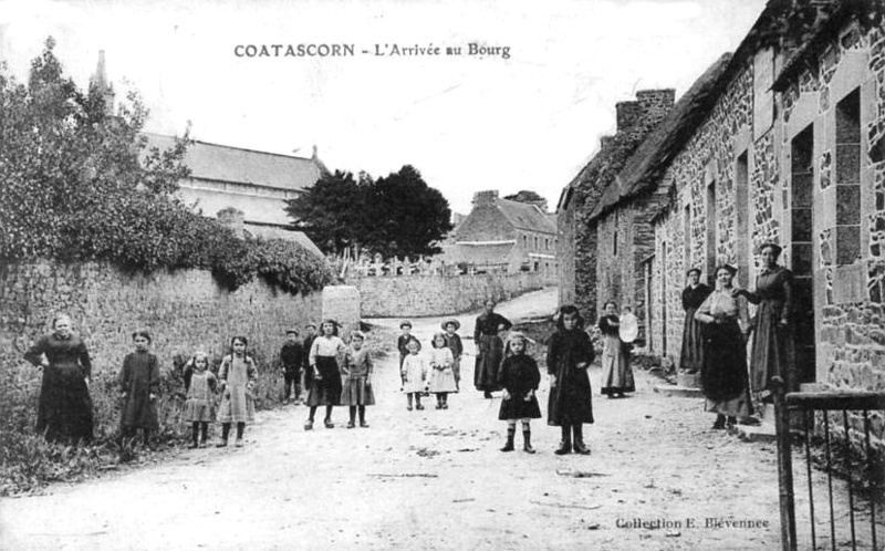 Ville de Coatascorn (Bretagne).