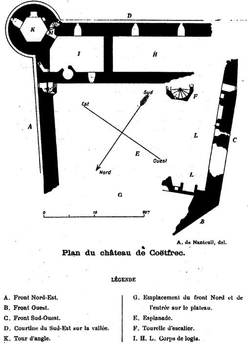 chteau de Coatfrec ou Cotfrec en Ploubezre