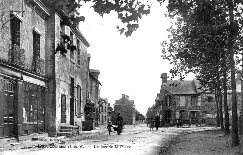 Ville de Cosmes (Bretagne).