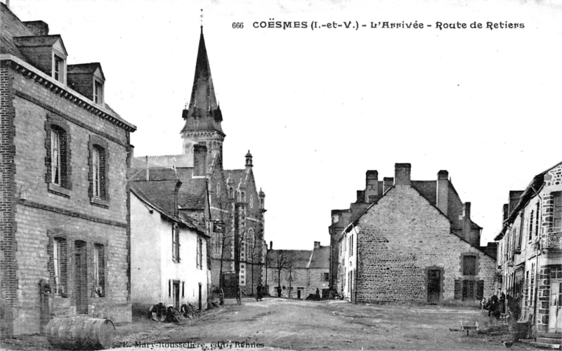 Ville de Cosmes (Bretagne).