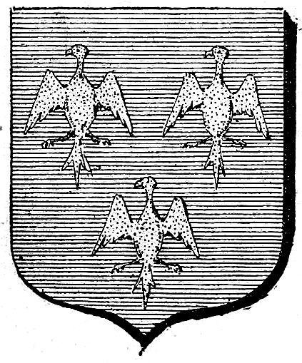 Blason de la famille de Coetlagat (Bretagne).