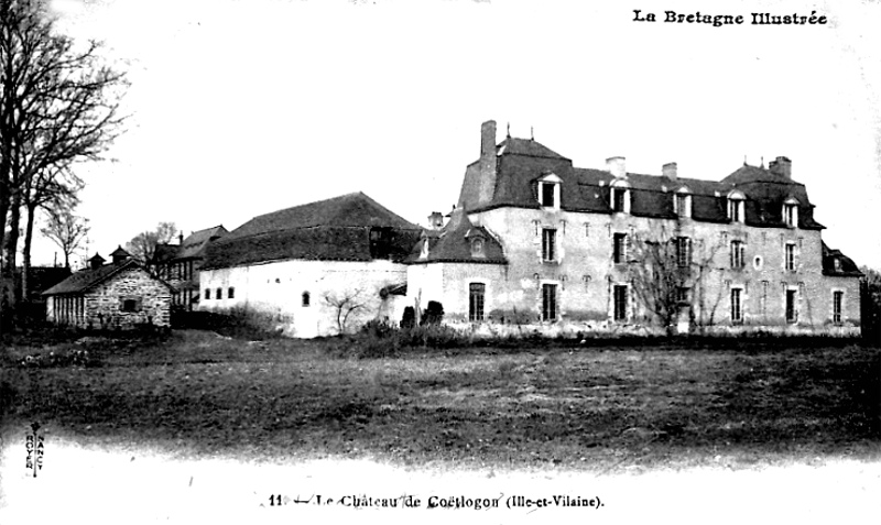 Ville de Coëtlogon (Bretagne).