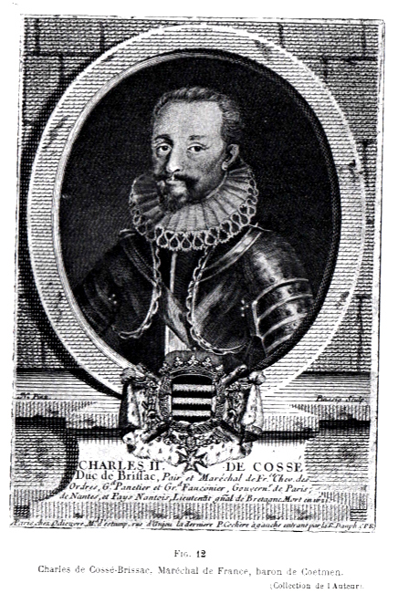 Portrait de Charles de Coss-Brissac, baron de Cotmen (Bretagne).