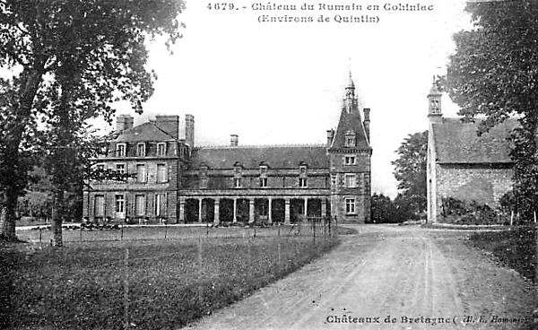 Château de Cohiniac (Bretagne).