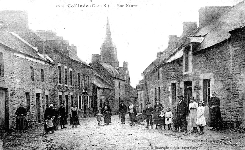Ville de Colline (Bretagne).