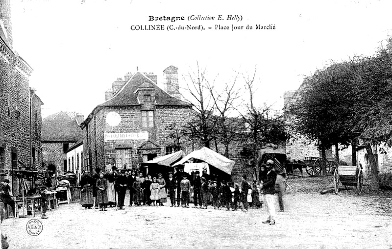 Ville de Colline (Bretagne).