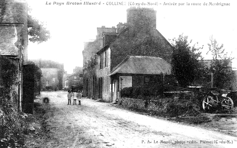 Ville de Colline (Bretagne).