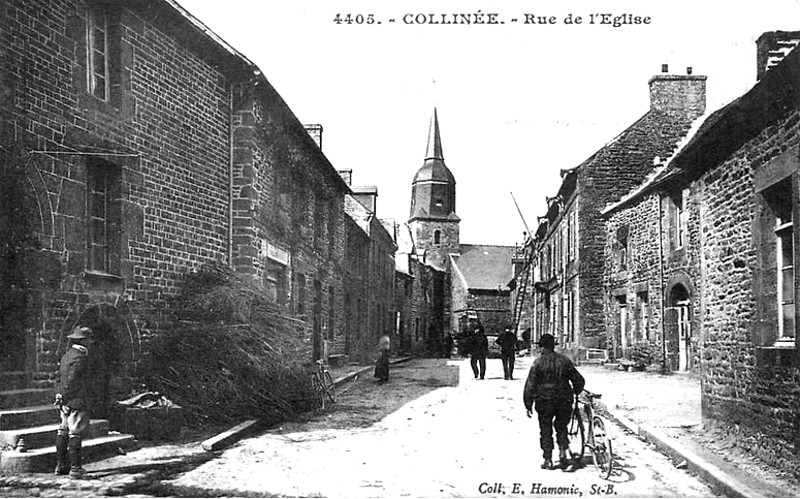 Ville de Colline (Bretagne).