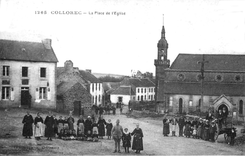 Ville de Collorec (Bretagne).