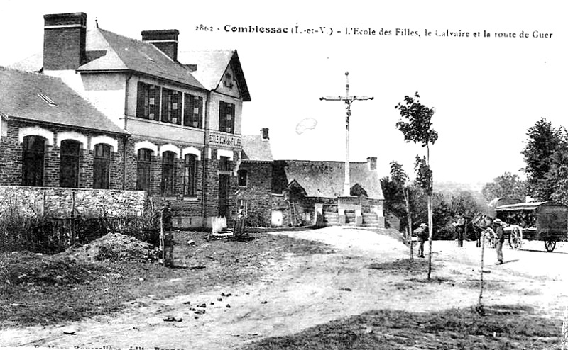 Ville de Comblessac (Bretagne).
