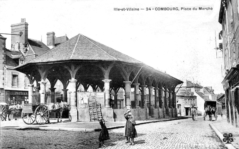Halles de Combourg (Bretagne).