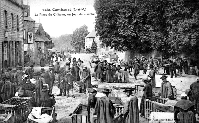 Ville de Combourg (Bretagne).