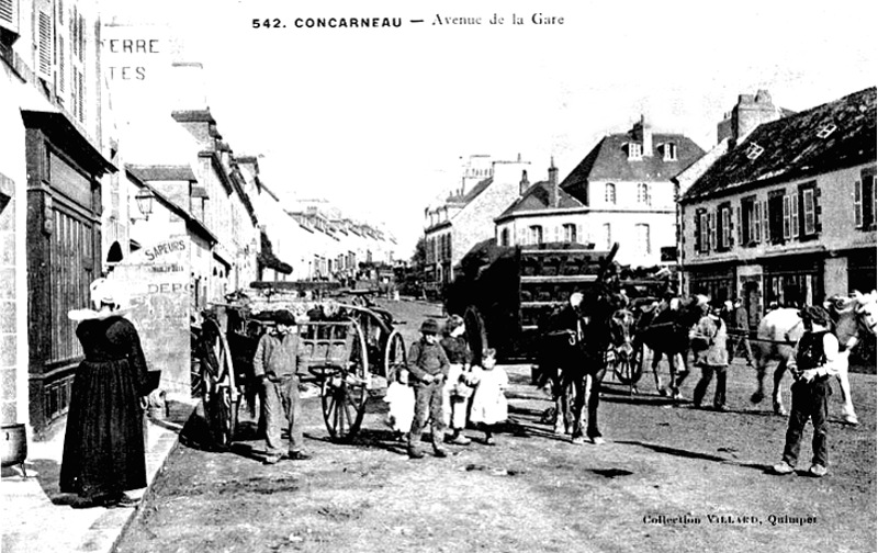 Ville de Concarneau (Bretagne).