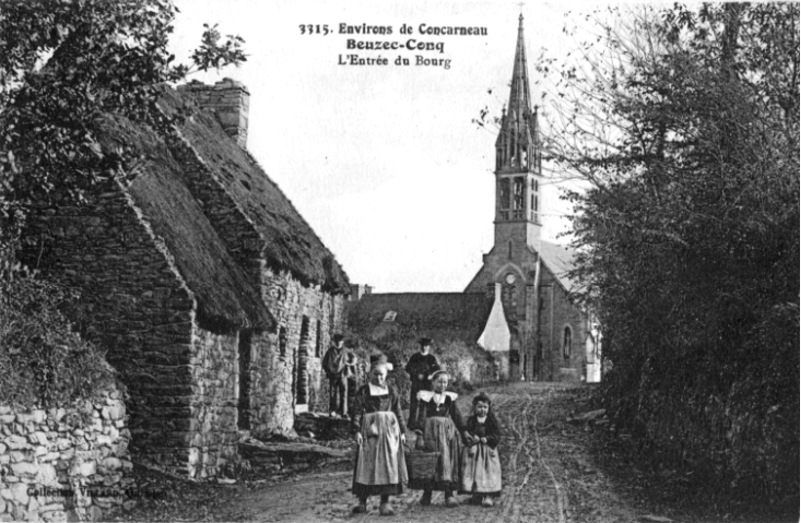 Ville de Concarneau (Bretagne).