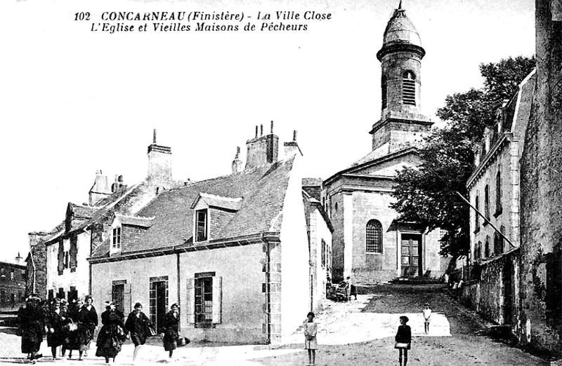 Ville de Concarneau (Bretagne).