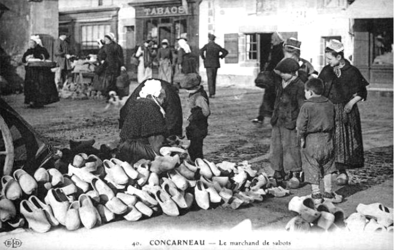 Ville de Concarneau (Bretagne).