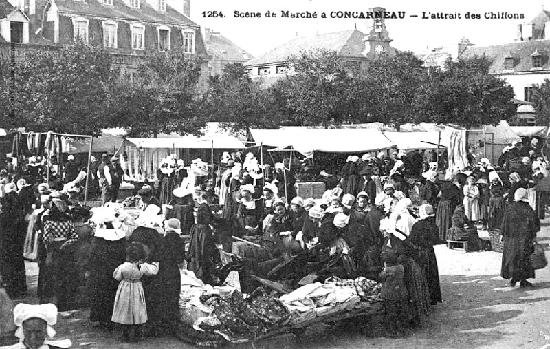 Ville de Concarneau (Bretagne).