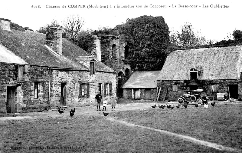 Chteau de Comper  Concoret (Bretagne).