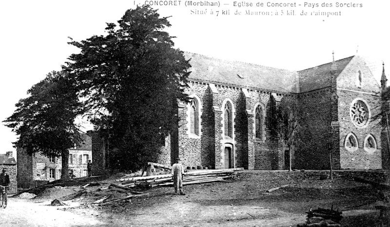 Eglise de Concoret (Bretagne).