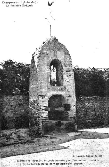 Fontaine Saint-Louis à Conquereuil (anciennement en Bretagne).