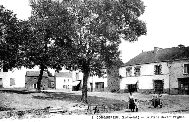 Ville de Conquereuil (anciennement en Bretagne).
