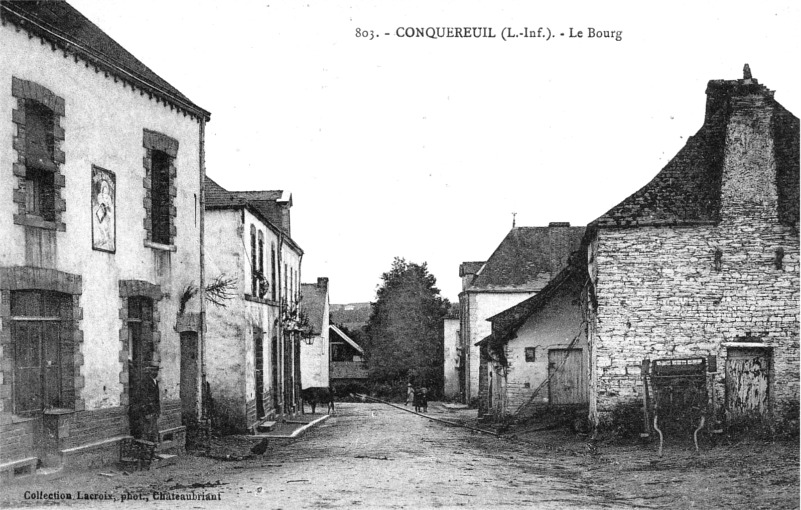 Ville de Conquereuil (anciennement en Bretagne).