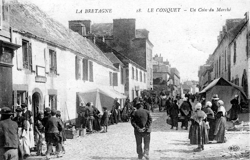 Ville du Conquet (Bretagne).