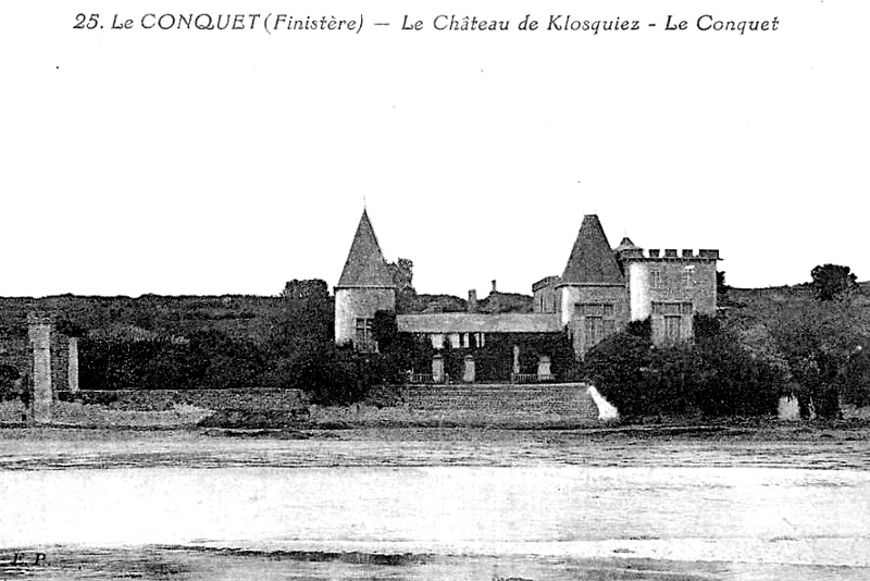 Chteau de Klosquiez au Conquet (Bretagne).