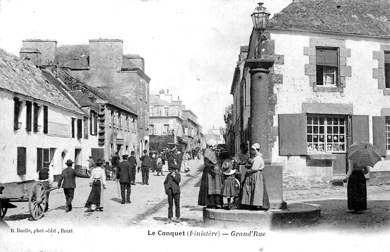 Ville du Conquet (Bretagne).