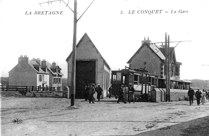 Ville du Conquet (Bretagne).