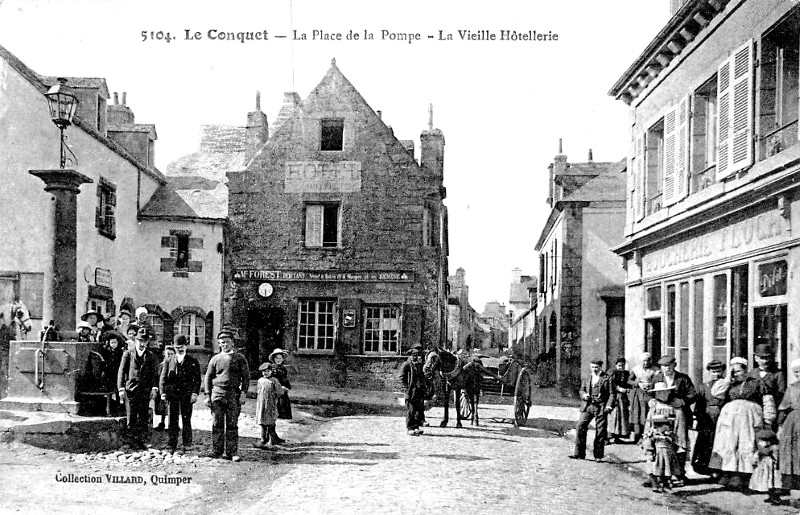 Ville du Conquet (Bretagne).