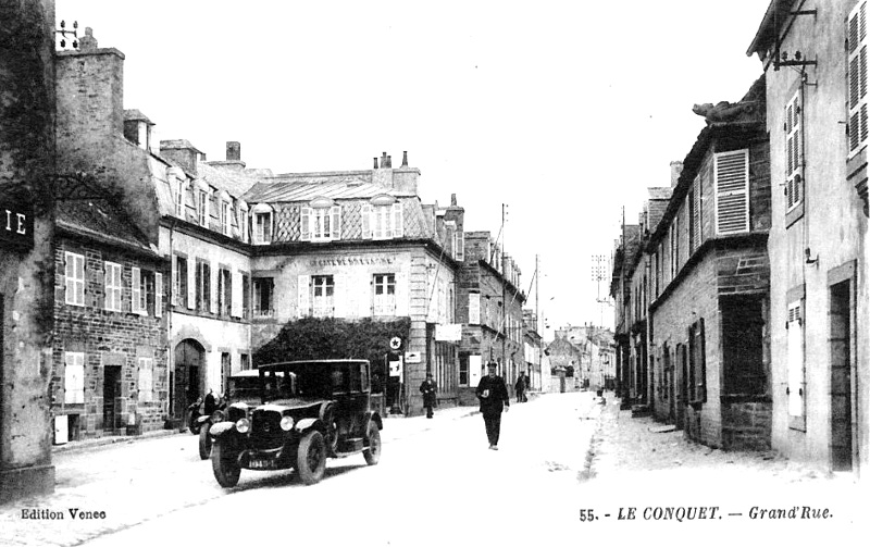 Ville du Conquet (Bretagne).